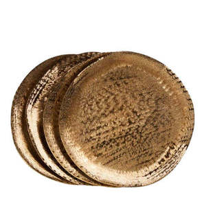 Assiette de Présentation Écologique en Métal Poli Style Américain pour Mariage, Fête, Table à Manger – Décoration Élégante pour Événements - Product Image 4