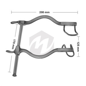 Cuchillas Retractoras GOSSET de 55 mm de Profundidad, Retractor Abdominal Autoajustable, Instrumentos Médicos de Acero Inoxidable, Precio al por Mayor - Product Image 3