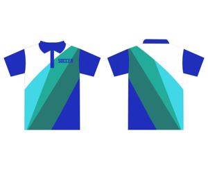 Verano Poliéster Dry Fit Sublimación Imprimir Polos de los hombres - Product Image 1