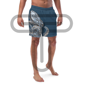 Shorts de plage d'été pour hommes avec impression Logo et design personnalisés Shorts de surf de qualité supérieure fermeture à la taille élastique plaine - Product Image 6