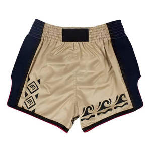 Shorts de boxe personnalisés pour hommes grandes tailles avec impression numérique en tissu polyester/coton, taille élastique, vente en gros de vêtements de sport - Product Image 5