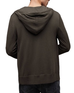 Wholesale 100% Cotton Men <b>Zip</b> Up Hoodie Custom Oversized Winter Zipper Hoodie OEM Private Label Hoodie Manufacture - Product Image 2