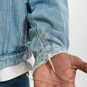 Factory Made New Arrival Long Sleeve Men Jeans <b>Jacket</b> Custom Design <b>Cheap</b> Price Wholesale Men <b>Winter</b> <b>Jacket</b> - Product Image 6