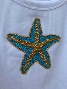 Top de Algodón con Bordado de Cuentas y Flores para Mujer, Elegante, sin Mangas, para Fiestas de Verano, Estilo Urbano, Casual - Product Image 5