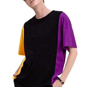 T-shirt pour homme surdimensionné en coton 100% de haute qualité, 160 GSM, personnalisable avec logo - Product Image 2