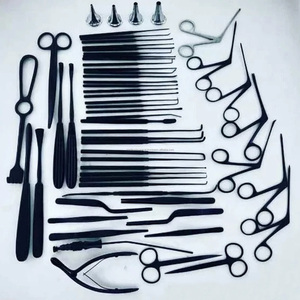 Ensemble d'instruments de tympanoplastie couleur noire 29 pièces, instruments de micro-chirurgie auriculaire ORL otologie, kit de micro-chirurgie auriculaire - Product Image 1