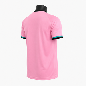 Camiseta de Fútbol Personalizada Unisex Rosa, Sublimada, Transpirable, de Malla, de Secado Rápido, de Poliéster, OEM, ODM - Product Image 6