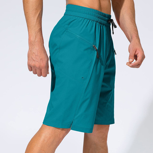 <b>Men's</b> Solid Color Quick Dry Swim <b>Trunks</b> With Zipper Pockets Regular Fit Woven Polyester Shorts For <b>Men</b> - Product Image 2