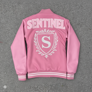 Trending Fashion Customer Demanded Genuine Leather Wool Silk Unisex Varsity Lettermen Jackets <b>Covered</b> <b>Button</b> Closure Front - Product Image 5