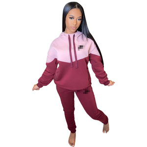 Conjuntos de 2 Piezas para Mujer, Otoño Invierno, Sudadera, Camiseta, Leggings, Chándal, Ropa Deportiva, Pantalones y Sudadera con Capucha - Product Image 2