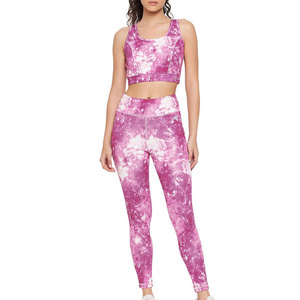 Conjunto de Yoga Moderno para Mujer, de 2 Piezas, Cintura Alta, Material Ligero, Transpirable y Elástico, de Secado Rápido, Ideal para Uso Diario - Product Image 1