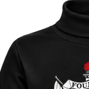 Sudadera de cuello alto negra para mujer Sigma Gamma Rho, jersey de hermandad griega, personalizada, estilo universitario, moda casual, ropa urbana, venta al por mayor - Product Image 5