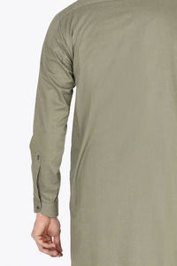 Wholesale 2026 <b>Men</b> Kurta <b>Pajama</b> <b>Set</b> Minimal Plain Style Custom Branding Islamic Clothing OEM Supplier Bulk - Product Image 5