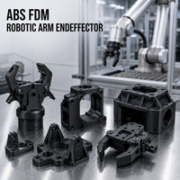 Prototipo Impreso en 3D de ABS Resistente con Resistencia al Desgaste, Componente de Extremo Personalizado para Brazo Robótico