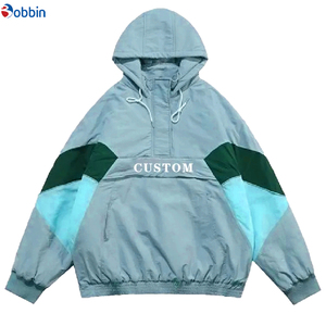 Best Quality 100% Waterproof Canvas Windbreaker <b>Jacket</b> for Men Adult Colorful with Reflective Safety Patchwork Autumn Outerwear - Product Image 1