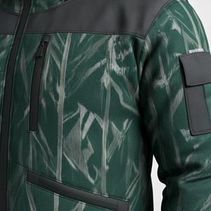 Chaqueta Casual con Capucha para Hombre, Antiarrugas, de Secado Rápido, Ecológica, para Camping, con Mangas Elásticas Gruesas y Estampado por Sublimación - Product Image 4