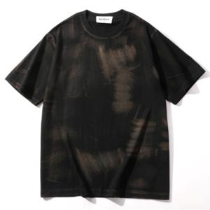 เสื้อยืดผู้ชายไซส์ใหญ่ 220 GSM ผ้าฝ้ายถักคุณภาพสูง สีพื้นเรียบ สตรีทแวร์ ทรงเข้ารูป คอเสื้อแบบกำหนดเองได้ - Product Image 3