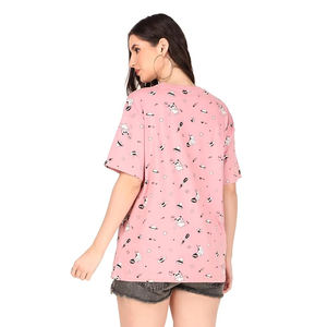 Ropa de Mujer, Camisetas Casuales de Verano con Estampado Digital, Cuello Redondo, Manga Corta, Corte Ajustado, Camiseta Informal de Bangladesh - Product Image 6