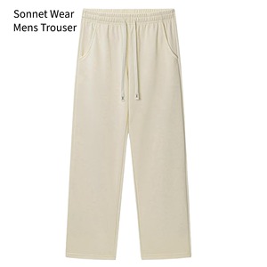 Pantalon décontracté pour homme en tissu élasthanne/coton à séchage rapide, taille élastique, poches, finition délavée - Product Image 5