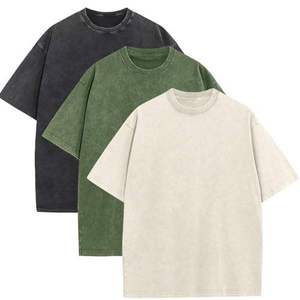 เสื้อยืดโอเวอร์ไซส์ลายกราฟิกสตรีทแวร์ พิมพ์ลาย DTG แบบ OEM วินเทจ ผ้าฝ้าย 100% เสื้อยืดทรงหลวม เสื้อยืดเปล่าเรียบๆ สำหรับผู้ชาย รับสั่งทำ - Product Image 1