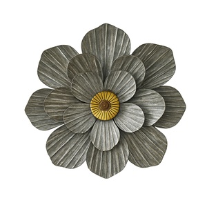 Decoración de Pared Moderna para el Hogar, Cuadro Metálico con Flores para Colgar en el Dormitorio, Sala de Estar, Decoración de Interiores - Product Image 2