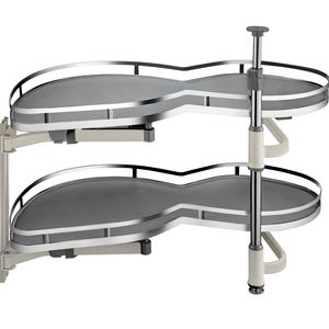Mobiletto angolare a 2 livelli da 36 pollici con cassetto estraibile a chiusura ammortizzata per angoli ciechi, accessori da cucina Cloud Blind O - Product Image 1