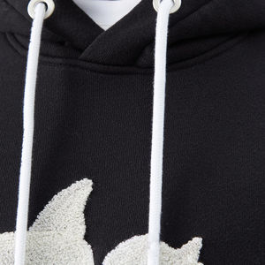 Sweat à capuche pour homme en coton mélangé, molleton chenille, broderie personnalisée, poche, respirant, écologique, hiver, directement de l'usine - Product Image 5