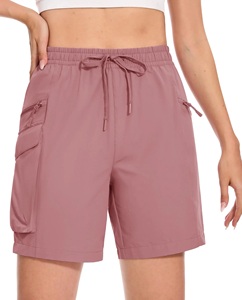 Shorts à poches zippées pour femmes, vêtements d'extérieur, vêtements de sport, randonnée, shorts pratiques pour femmes, protection UV - Product Image 3