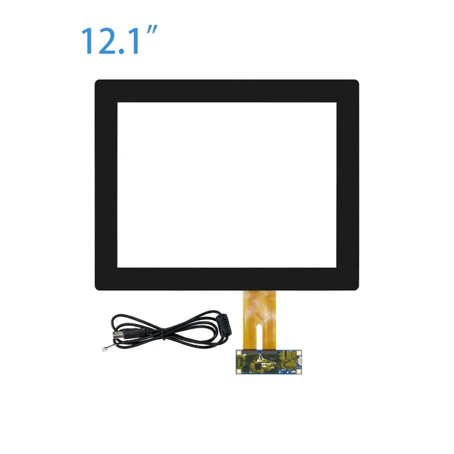Original 12.1 Inch Capacitive Touch Screen Panel 10-Point Multi-Touch IPS LCD for Industrial HMI/Kiosk/Medical Device