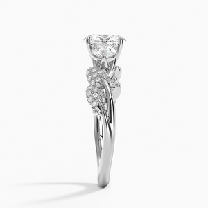 Anillo de Boda BOJ Ring 034 con Corte Ovalado, Plata 925, Diamantes y Baño de Rodio, 2ct, Color D, VVS1, Moissanita Certificada GRA, en Oferta - Product Image 3
