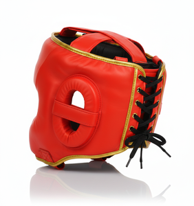 Protector de Cabeza de Piel de Vaca con Diseño Personalizado para MMA, Casco de Sparring para Entrenamiento y Combate de Boxeo - Product Image 3