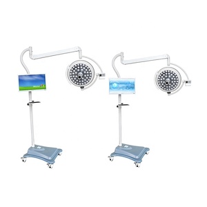 <span class=keywords><strong>Lampe</strong></span> d'examen sans ombre à double tête en acier OEM pour clinique dentaire Source d'alimentation électrique murale pour salle d'opération - Product Image 3