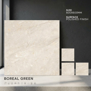 Qualité exportation Crema Italia Ivoire Design émaillé poli 600x600 60x60cm Porcelaine brillante Carreaux de sol en céramique Prix de gros - Product Image 4