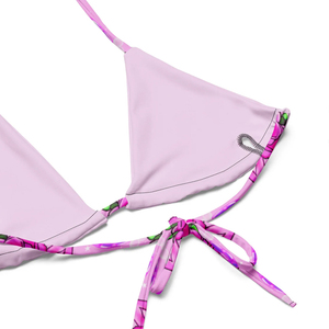 Wholesale Women 3 Piece <b>Bikini</b> <b>Set</b> Sexy Bathing Suit Tie Dyed Sexy Bandage Halter <b>Bikini</b> Beachwear Swimsuit Beach Cover up - Product Image 3