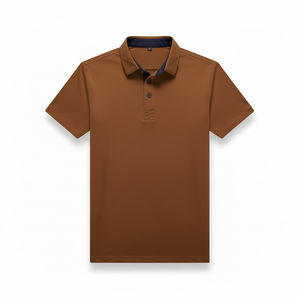 เสื้อโปโลชาย ผ้าฝ้าย 260 GSM ทรงปกติ คอวี แนวสปอร์ต ใส่สบาย ระบายอากาศได้ดี แห้งเร็ว ทนทาน รับผลิตแบบ OEM - Product Image 1
