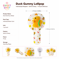 Assorted Shape Gummy Candy 10g Sweet Taste Sugar Coated Multi-Colored Display Box
