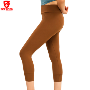OEM Service Gym Sport Running Yoga Women <b>Leggings</b> With All Size Available Fitness Wear High Waist <b>Cropped</b> <b>Leggings</b> for Girls - Product Image 2