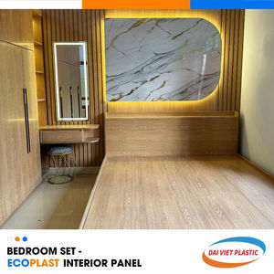 Fábrica de fabricación de Vietnam de madera tradicional del panel interior del PVC - Product Image 1