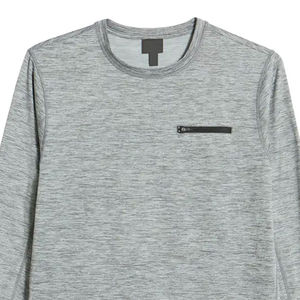 T-shirts à manches longues pour hommes, coupe décontractée, manches longues, automne-hiver, coton respirant, t-shirt à manches longues décontracté, confortable, OEM - Product Image 5