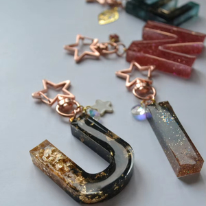 Fashion Resin Zinc Alloy Handmade Modern <b>Customized</b> Keychain <b>Key</b> Ring Gift Accessory Offset Printing Waterproof Lightweight - Product Image 1