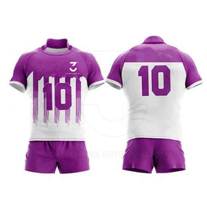 Premium <b>Athletic</b> Clothing Stylish Rugby Uniform Set Lightweight Breathable Fabric Custom Design OEM Service Customized Color - Product Image 3
