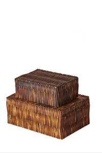 Boîte à bijoux de luxe en bois fait main avec incrustations de os, décorative noire et blanche, organisateur de rangement pour bagues, boucles d'oreilles, bracelets, montres - Product Image 5