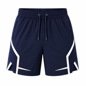 Pantalones Cortos Deportivos de Secado Rápido para Hombre, Color Marrón, con Franja Lateral, Cordón Ajustable, Cintura Media, Tejido de Poliéster, Estilo Casual - Product Image 4