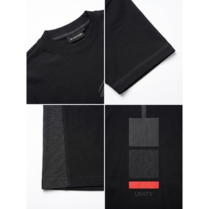 Puff Print Drop Shoulder Men's Streetwear Graphic Tee Shirt-230 GSM Cotton Blend-XS Size - Product Image 4