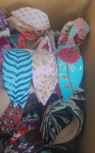 Pickleball Beaded Headband Princess 2025 Cute Kids Girls Embroidered Fabric Handmade European-American <b>Style</b> Flower <b>Head</b> Bands N - Product Image 3