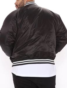 Chaqueta Varsity Ecológica y Transpirable 100% Algodón, Ropa de Invierno para Hombre, Fabricante Mayorista para Marcas de Marca Privada Personalizadas - Product Image 4
