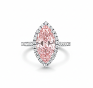 Aniva - Diamante Cultivado en Laboratorio, Corte Marquise, Color Rosa Intenso, 10 Quilates, Certificado IGI, VS1, CVD, HPHT, Piedra Suelta, Disponible al por Mayor - Product Image 4