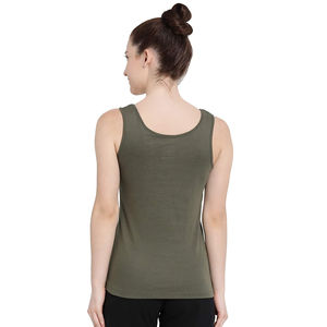 Débardeur pour femme en mélange de coton, texture lisse, sans manches, coupe décontractée, confortable, décontracté, mode estivale - Product Image 6