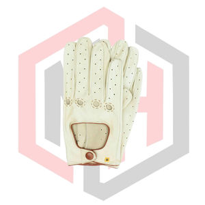Guantes de Conducción de Cuero Genuino para Hombre, Venta al Por Mayor, OEM, ODM, Guantes de Conducción Personalizados, Proveedor de Fábrica, Antideslizantes, Resistentes a Desgarros y Cortes - Product Image 2