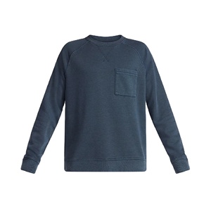 เสื้อสเวตเชิ้ตผู้ชายไซส์ใหญ่ สีพื้น ดีไซน์เรียบง่าย สวมใส่สบาย เหมาะสำหรับส่งออก พร้อมโลโก้แบบกำหนดเอง มีกระเป๋า - Product Image 1